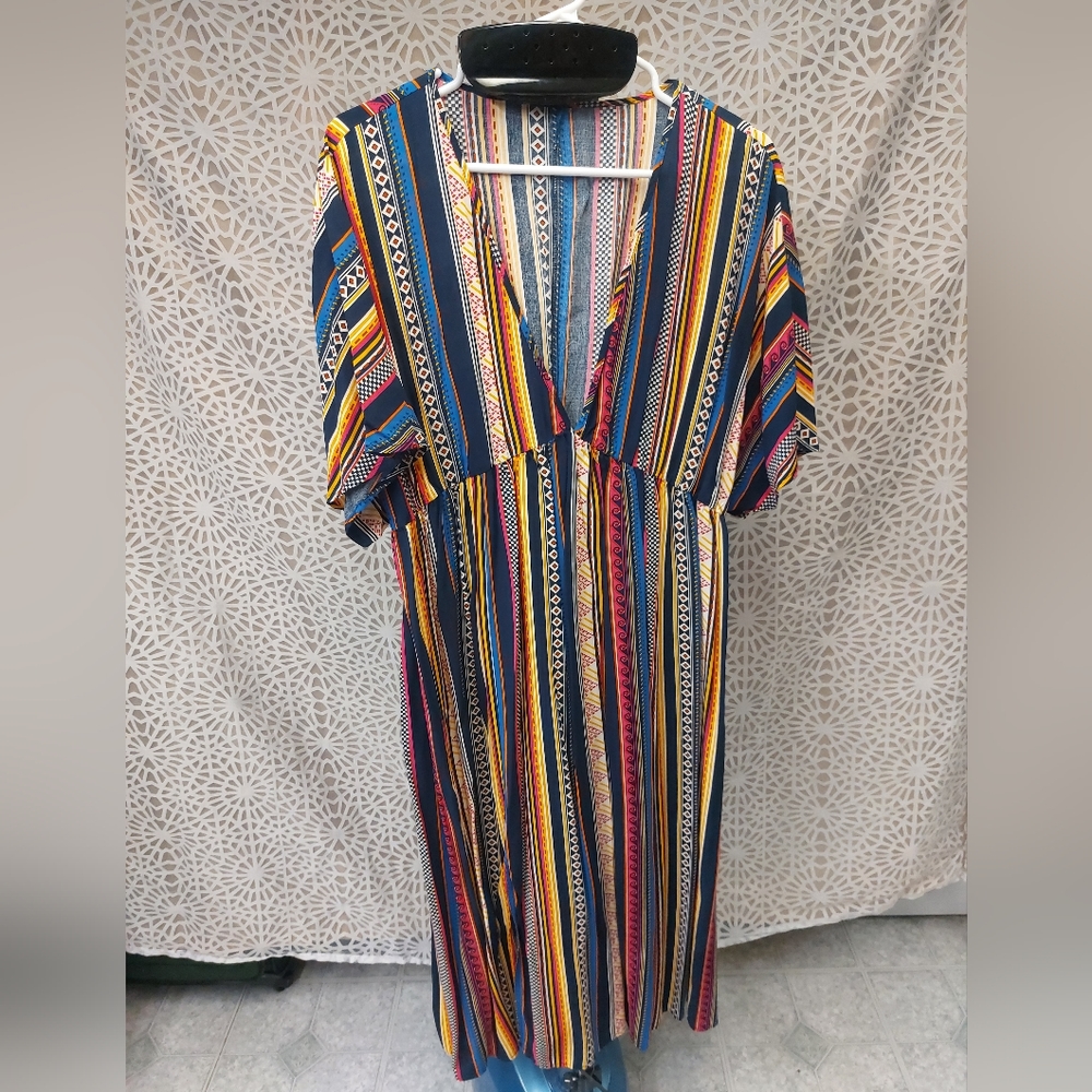 SHEIN MULTI COLOR LONG DRESS